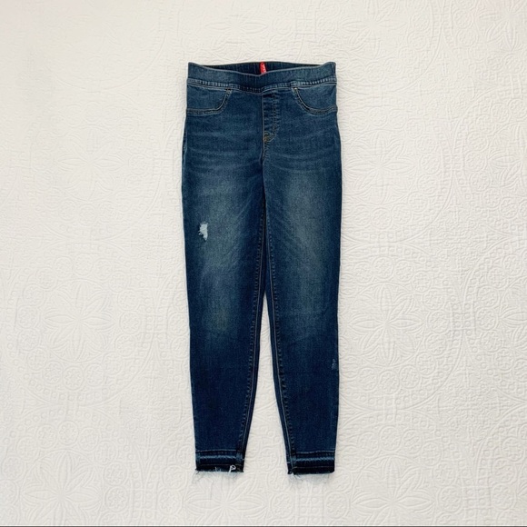 SPANX Distressed Ankle Skinny Jeans - Picture 5 of 8